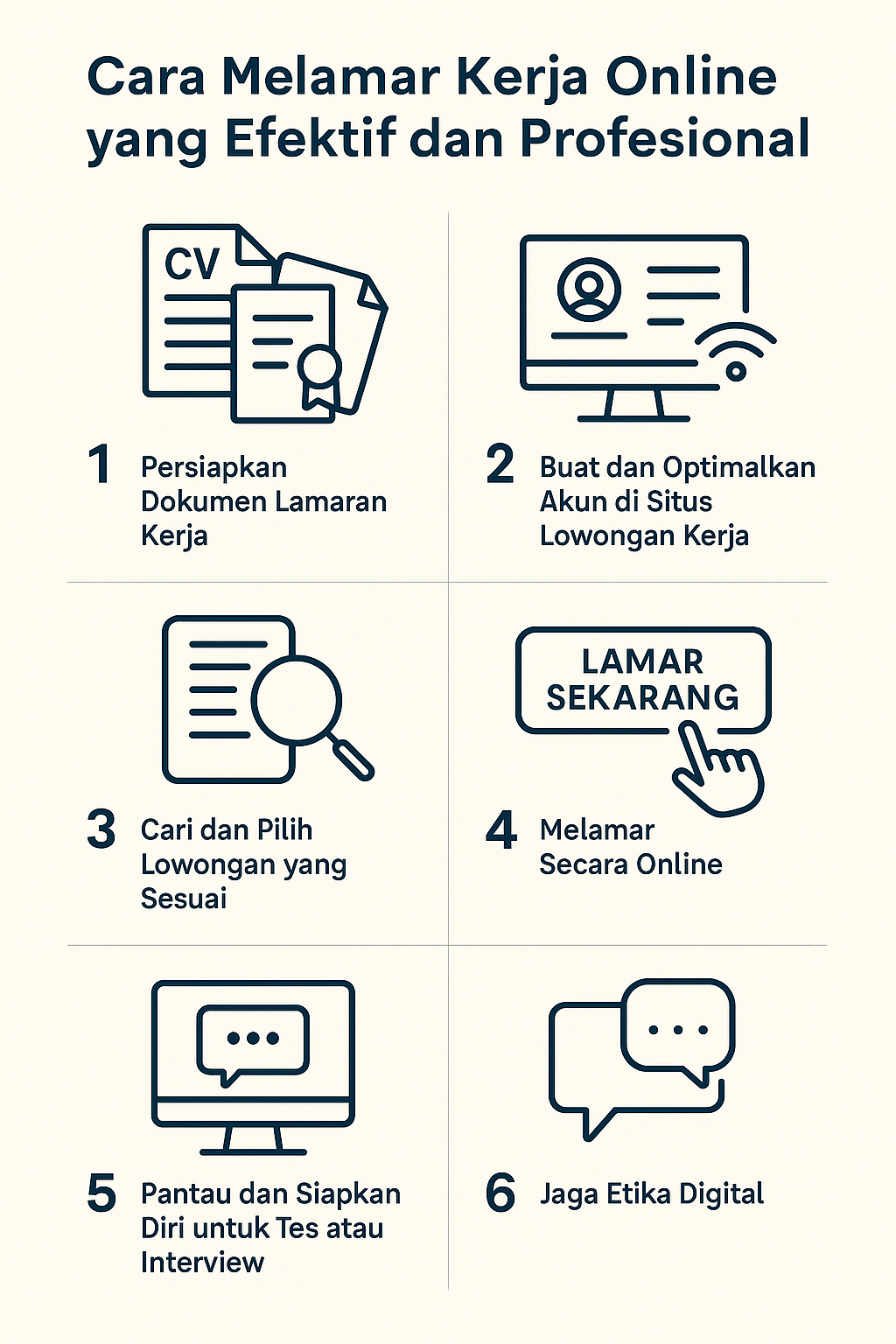 Cara Melamar Kerja Online